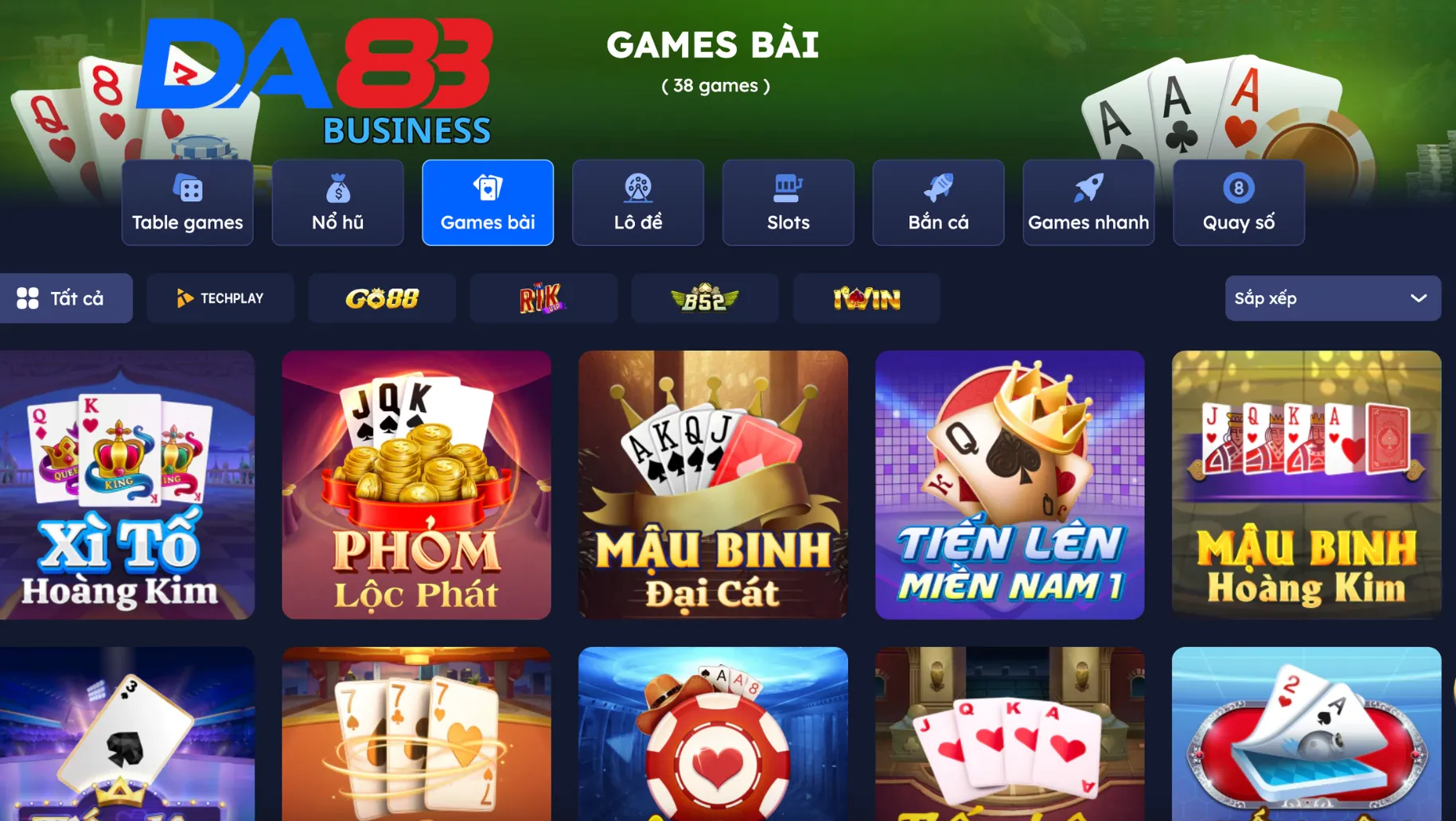 Giới thiệu game bài Da88
